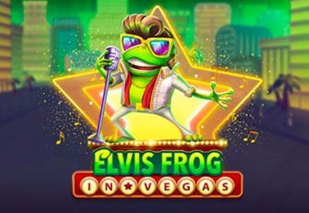Elvis Frog in Vegas logo